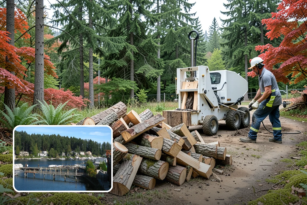 Smoking Wood in Gig Harbor, Pierce County, WA - Dried for smooth, clean-tasting smoke