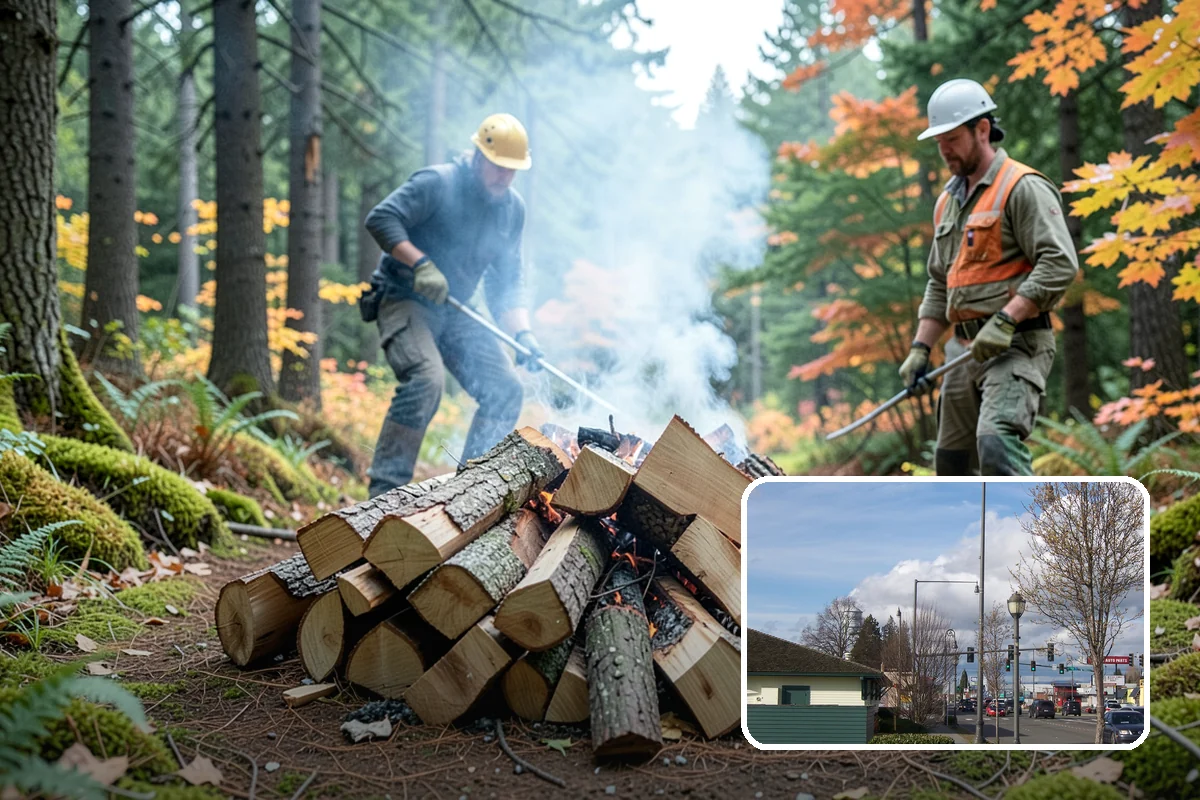 Smoking Wood in Marysville, Snohomish County, WA - Dried for smooth, clean-tasting smoke