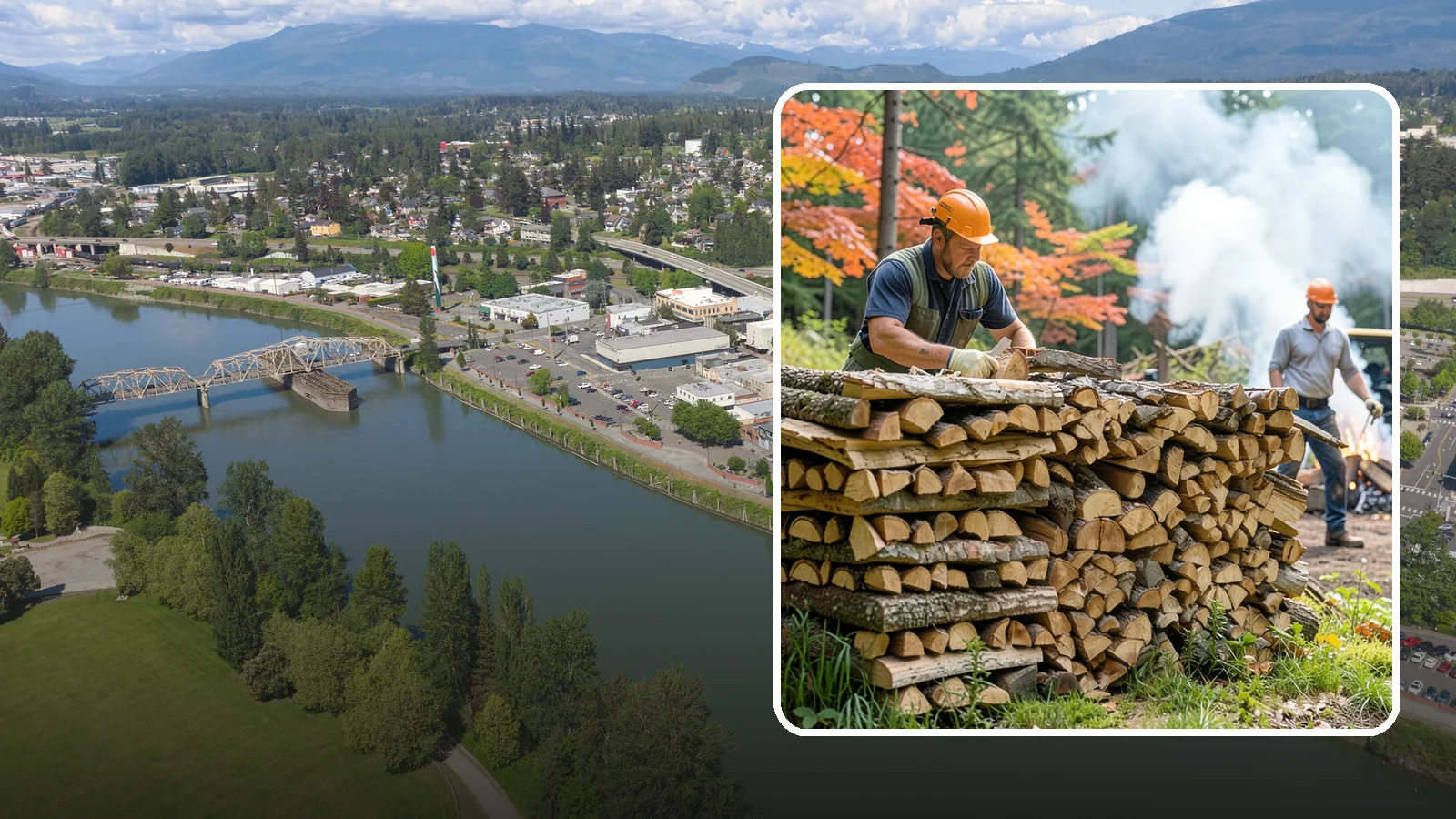 Smoking Wood in Mount Vernon, Skagit County, WA - Seasoned smoking wood dried to deliver clean, flavorful smoke for meats, fish, and cheese.