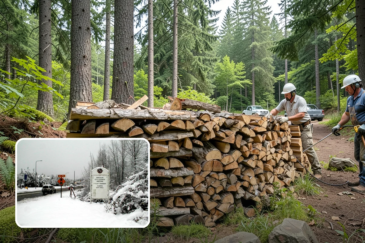 Smoking Wood in Newcastle, King County, WA - Dried for smooth, clean-tasting smoke