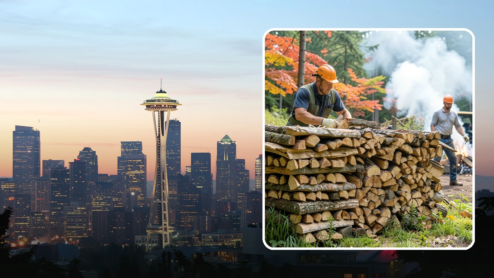 Smoking Wood in Seattle, King County, WA - Seasoned smoking wood dried to deliver clean, flavorful smoke for meats, fish, and cheese.
