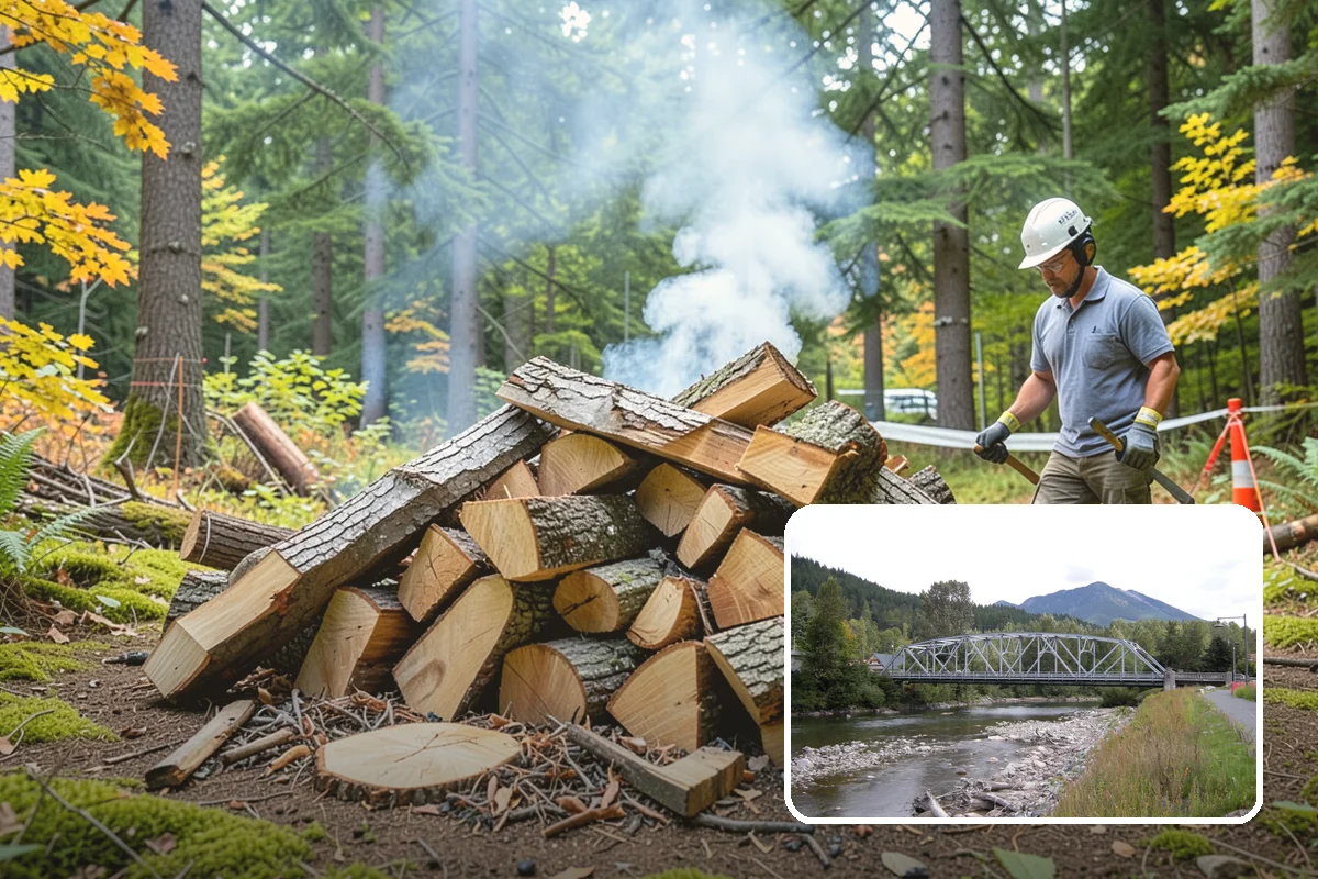 Smoking Wood in Skykomish, King County, WA - Dried for smooth, clean-tasting smoke