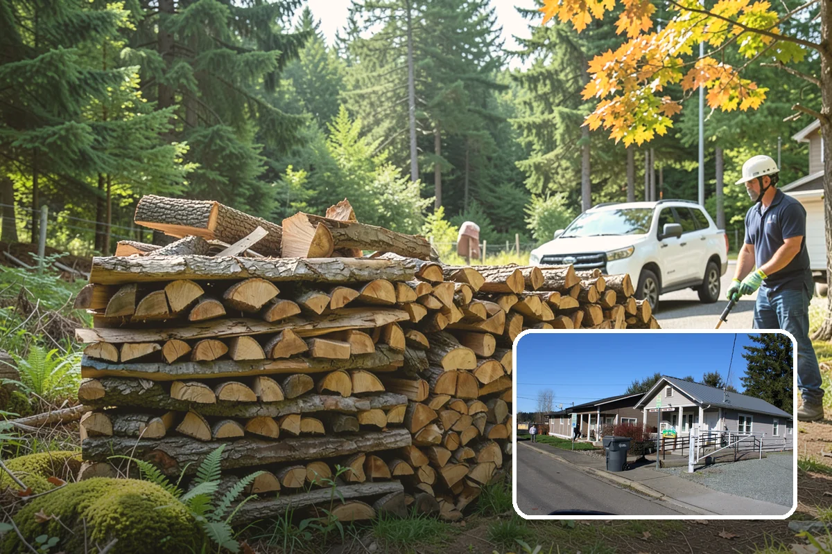 Smoking Wood in South Prairie, Pierce County, WA - Dried for smooth, clean-tasting smoke