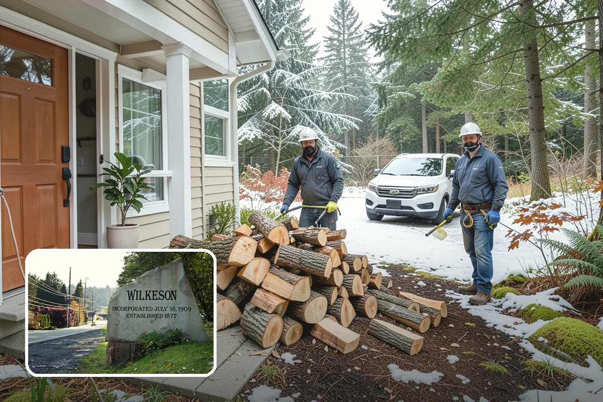 Smoking Wood in Wilkeson, Pierce County, WA - Dried for smooth, clean-tasting smoke