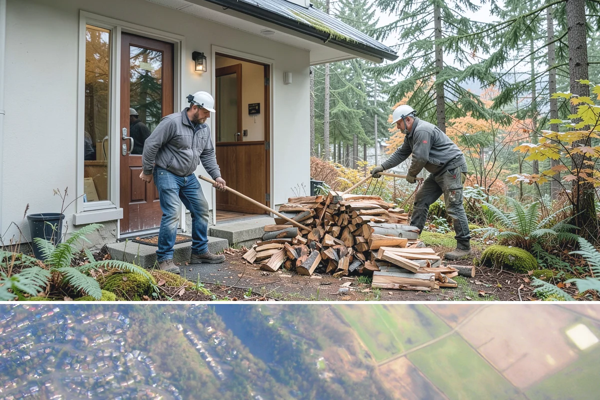 Snowstorm Firewood in Algona, King County, WA - Snow risk peaks in the coldest winter weeks, so ordering the moment snow appears in the forecast is essential.