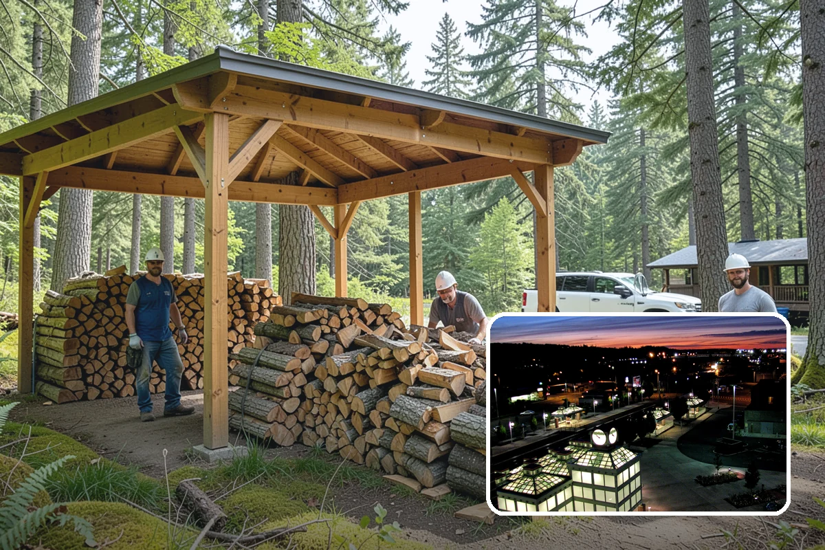 Snowstorm Firewood in Auburn, King County, WA - Stocks you before roads become impassable