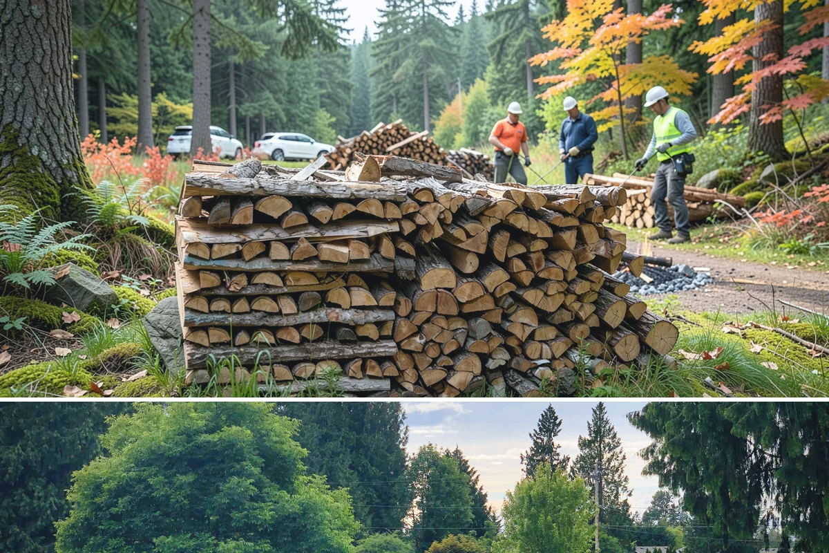 Snowstorm Firewood in Bonney Lake, Pierce County, WA - Snow risk peaks in the coldest winter weeks, so ordering the moment snow appears in the forecast is essential.