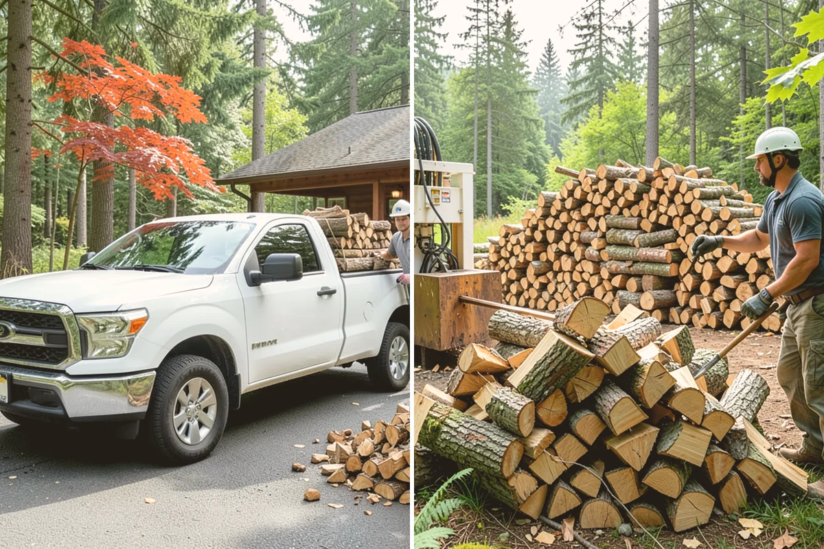 Snowstorm Firewood in Bothell, King County, WA - Confirm your order and target delivery window