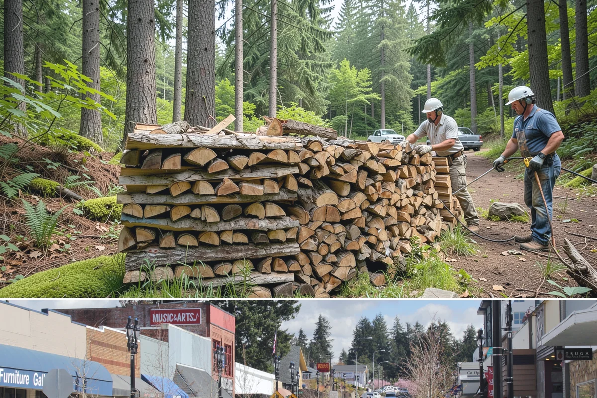 Snowstorm Firewood in Bothell, King County, WA - Snow risk peaks in the coldest winter weeks, so ordering the moment snow appears in the forecast is essential.