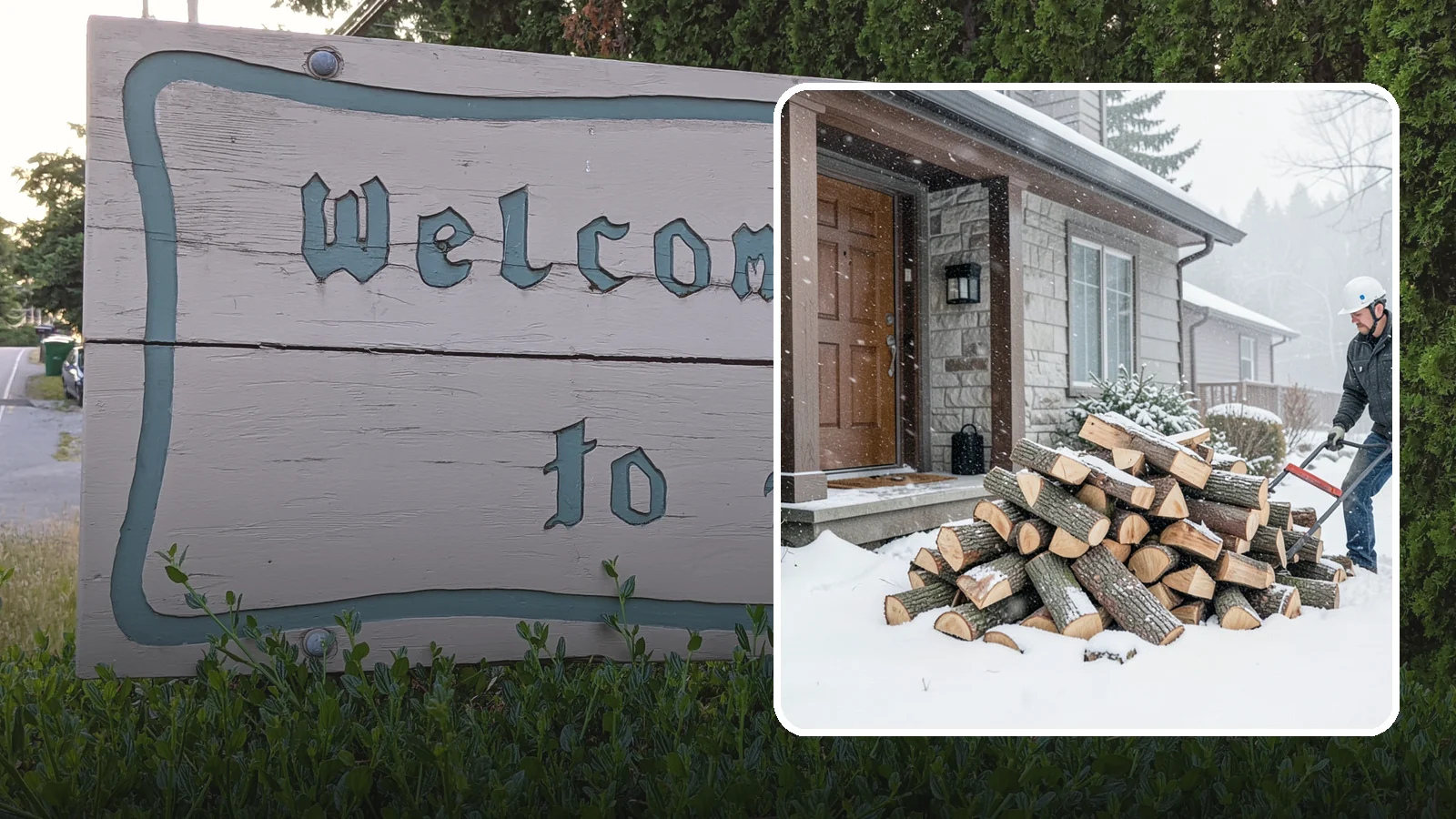 Snowstorm Firewood in Brier, Snohomish County, WA - Before or during a snowstorm, we deliver dry wood so you are stocked while roads and travel shut down.