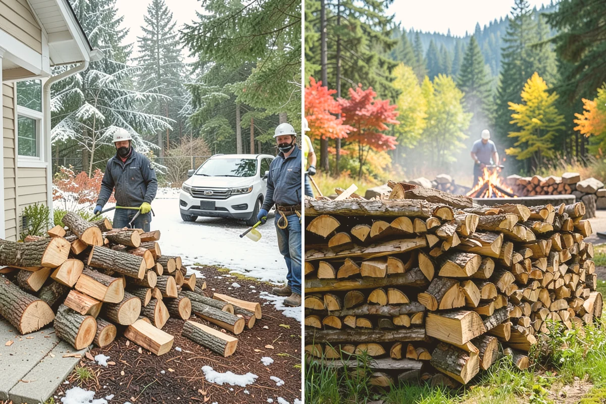 Snowstorm Firewood in Brier, Snohomish County, WA - Confirm your order and target delivery window