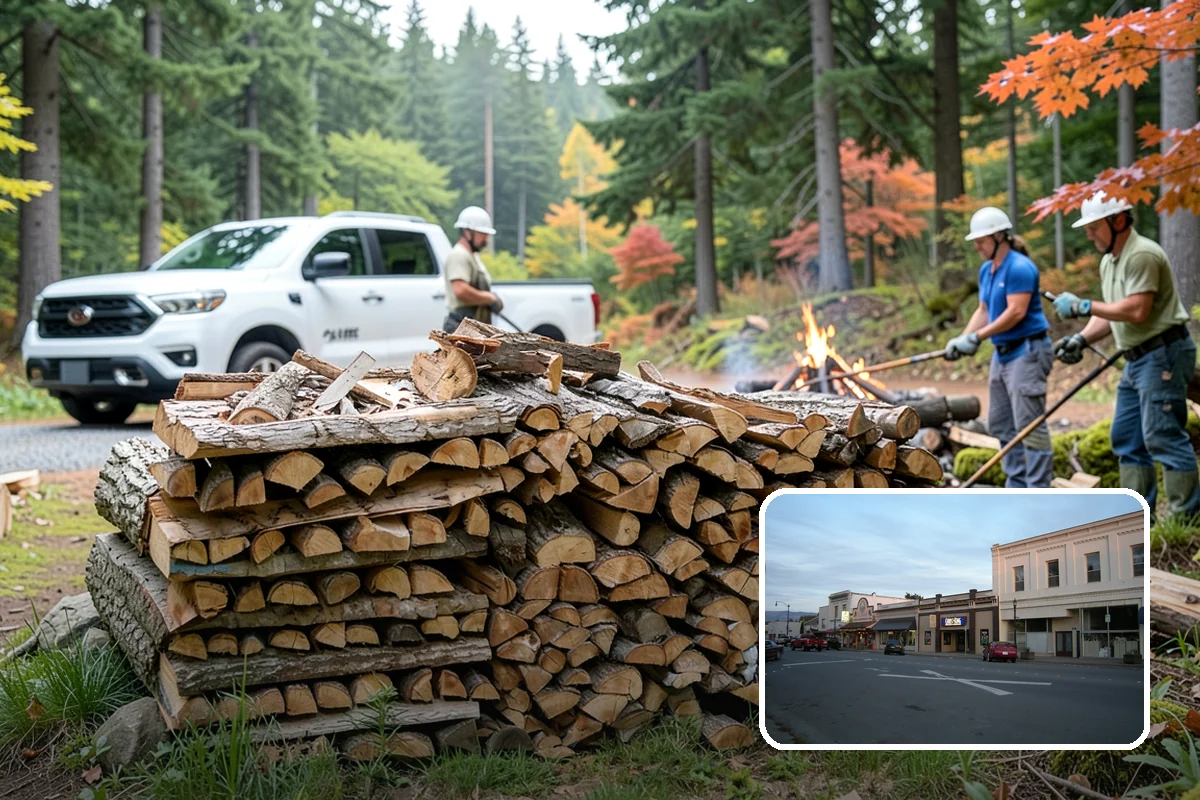 Snowstorm Firewood in Burlington, Skagit County, WA - Stocks you before roads become impassable