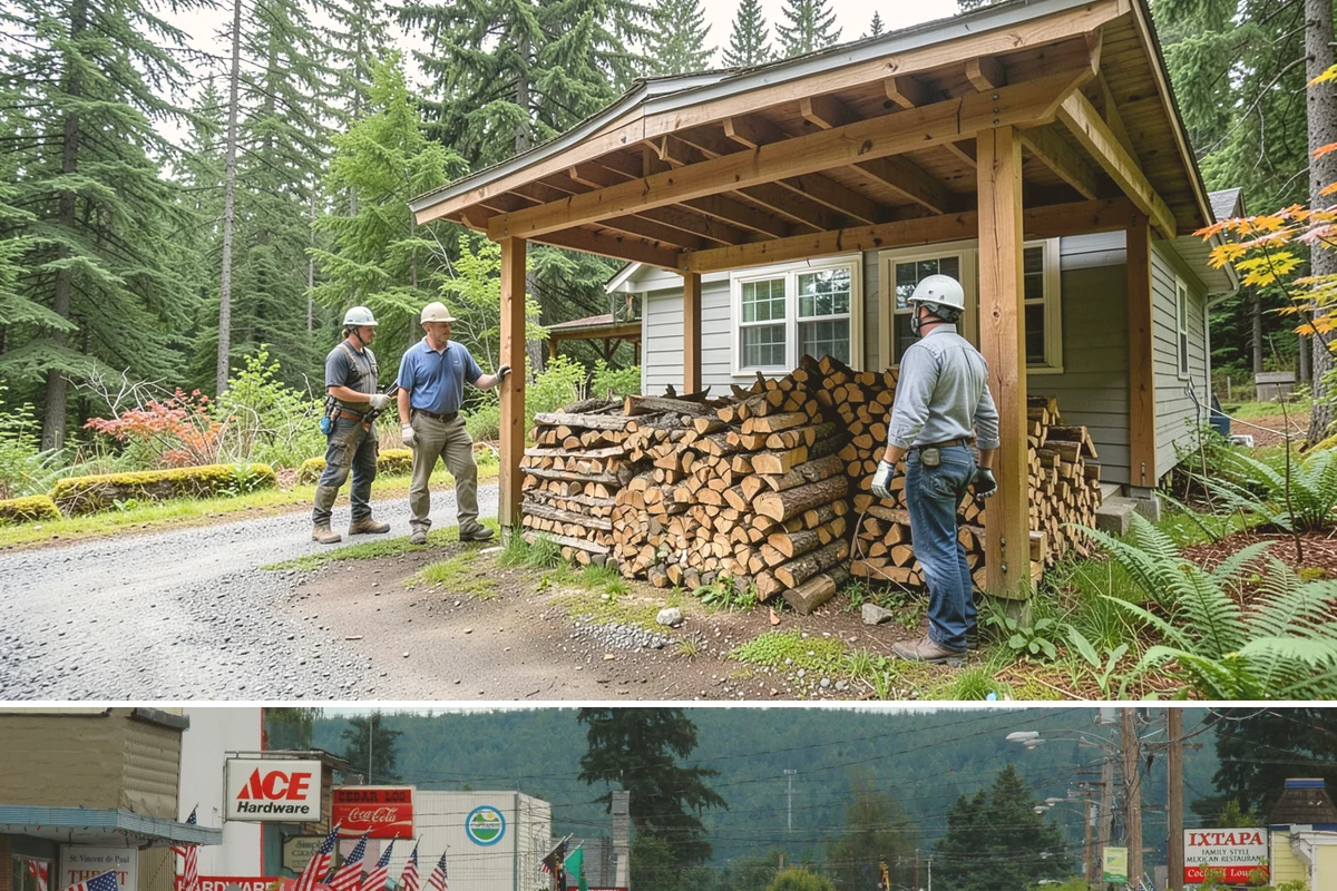 Snowstorm Firewood in Carnation, King County, WA - Snow risk peaks in the coldest winter weeks, so ordering the moment snow appears in the forecast is essential.