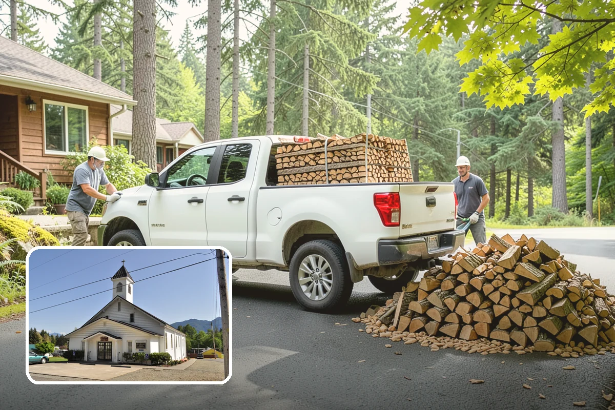 Snowstorm Firewood in Concrete, Skagit County, WA - Stocks you before roads become impassable