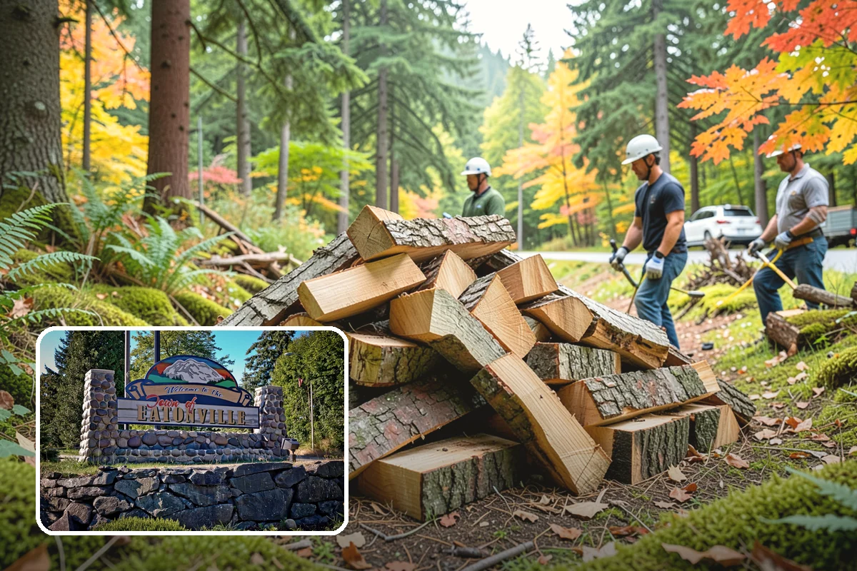 Snowstorm Firewood in Eatonville, WA - Stocks you before roads become impassable