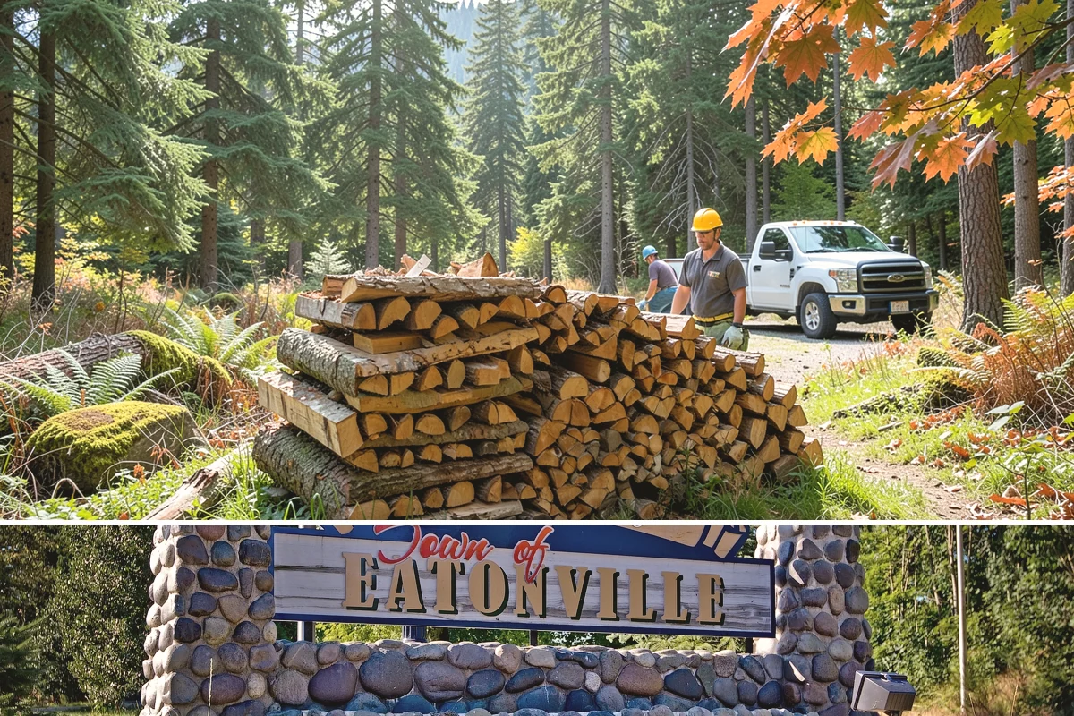 Snowstorm Firewood in Eatonville, WA - Snow risk peaks in the coldest winter weeks, so ordering the moment snow appears in the forecast is essential.