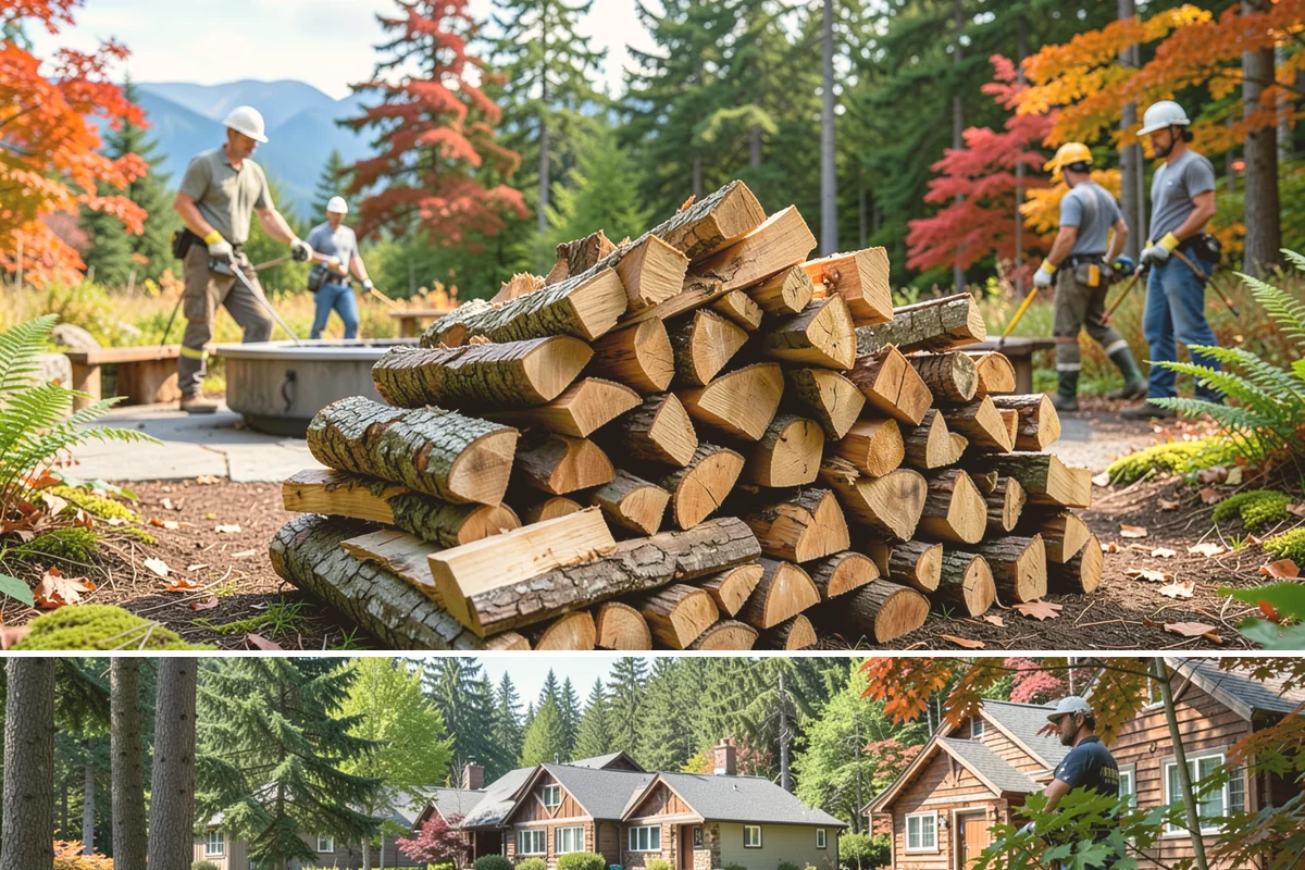 Snowstorm Firewood in Edgewood, Pierce County, WA - Snow risk peaks in the coldest winter weeks, so ordering the moment snow appears in the forecast is essential.
