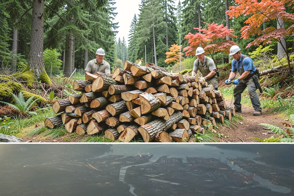 Snowstorm Firewood in Fife, Pierce County, WA - Snow risk peaks in the coldest winter weeks, so ordering the moment snow appears in the forecast is essential.
