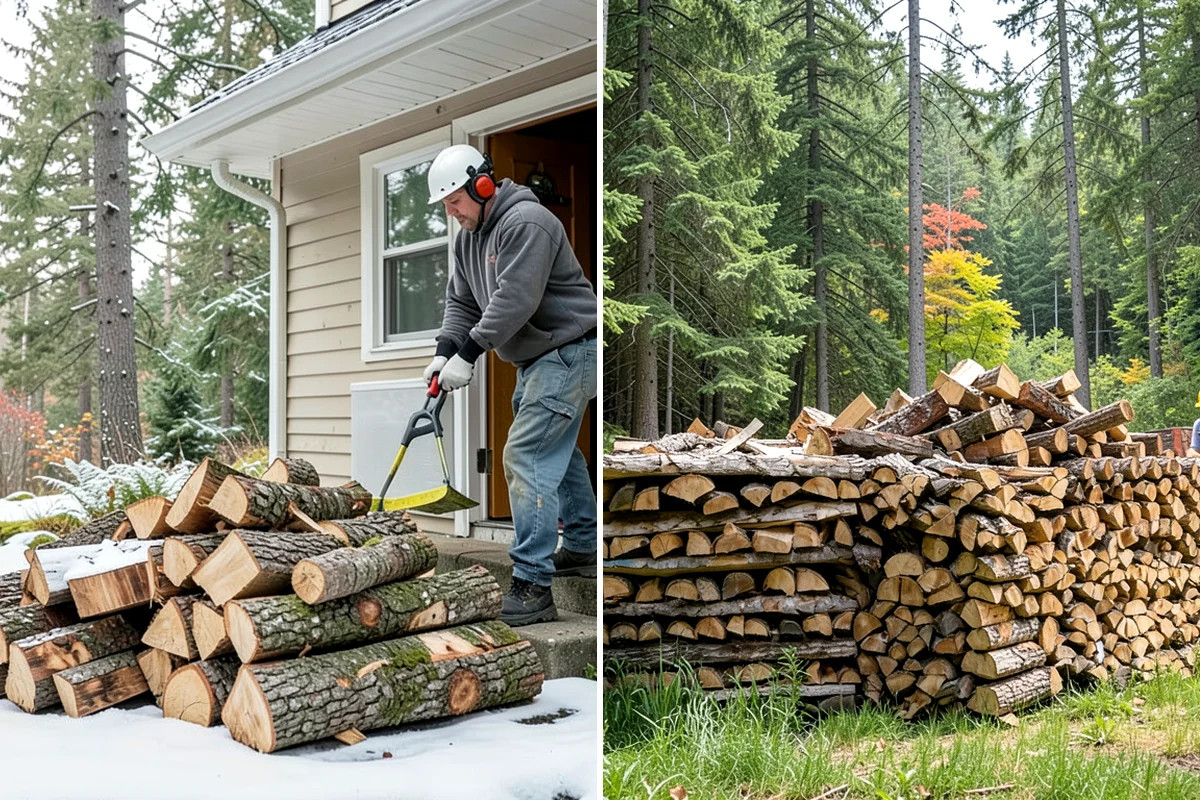 Snowstorm Firewood in Fircrest, Pierce County, WA - Confirm your order and target delivery window