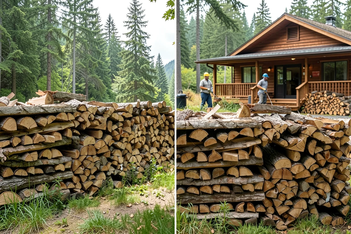 Snowstorm Firewood in Gig Harbor, Pierce County, WA - Confirm your order and target delivery window
