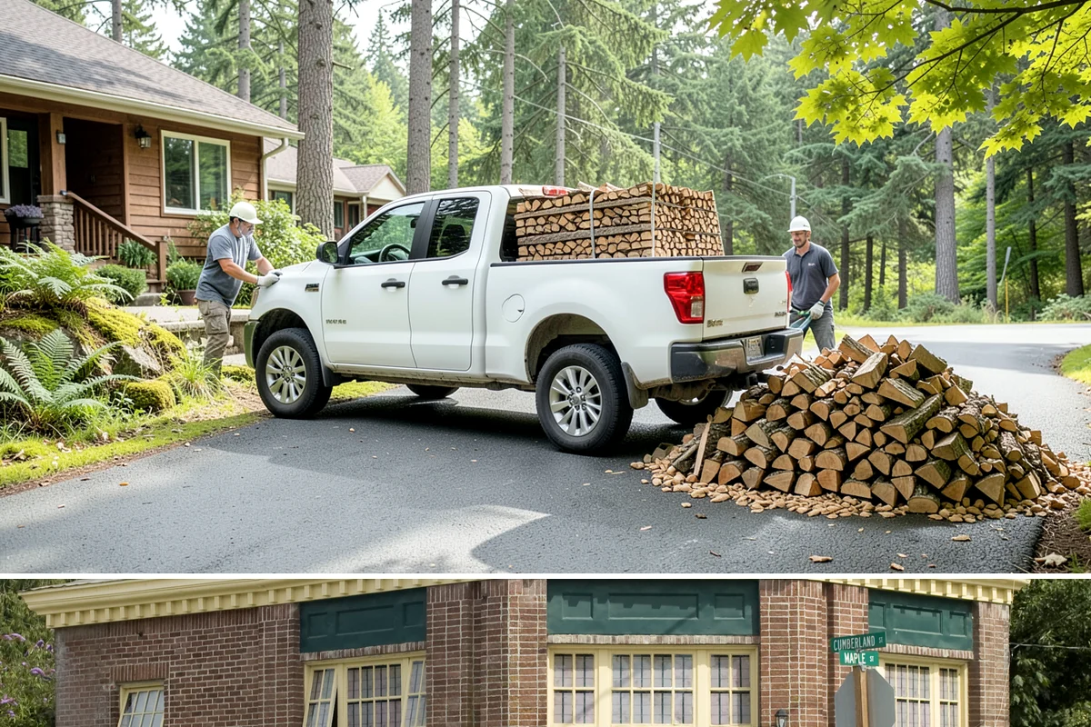 Snowstorm Firewood in Hamilton, Skagit County, WA - Snow risk peaks in the coldest winter weeks, so ordering the moment snow appears in the forecast is essential.