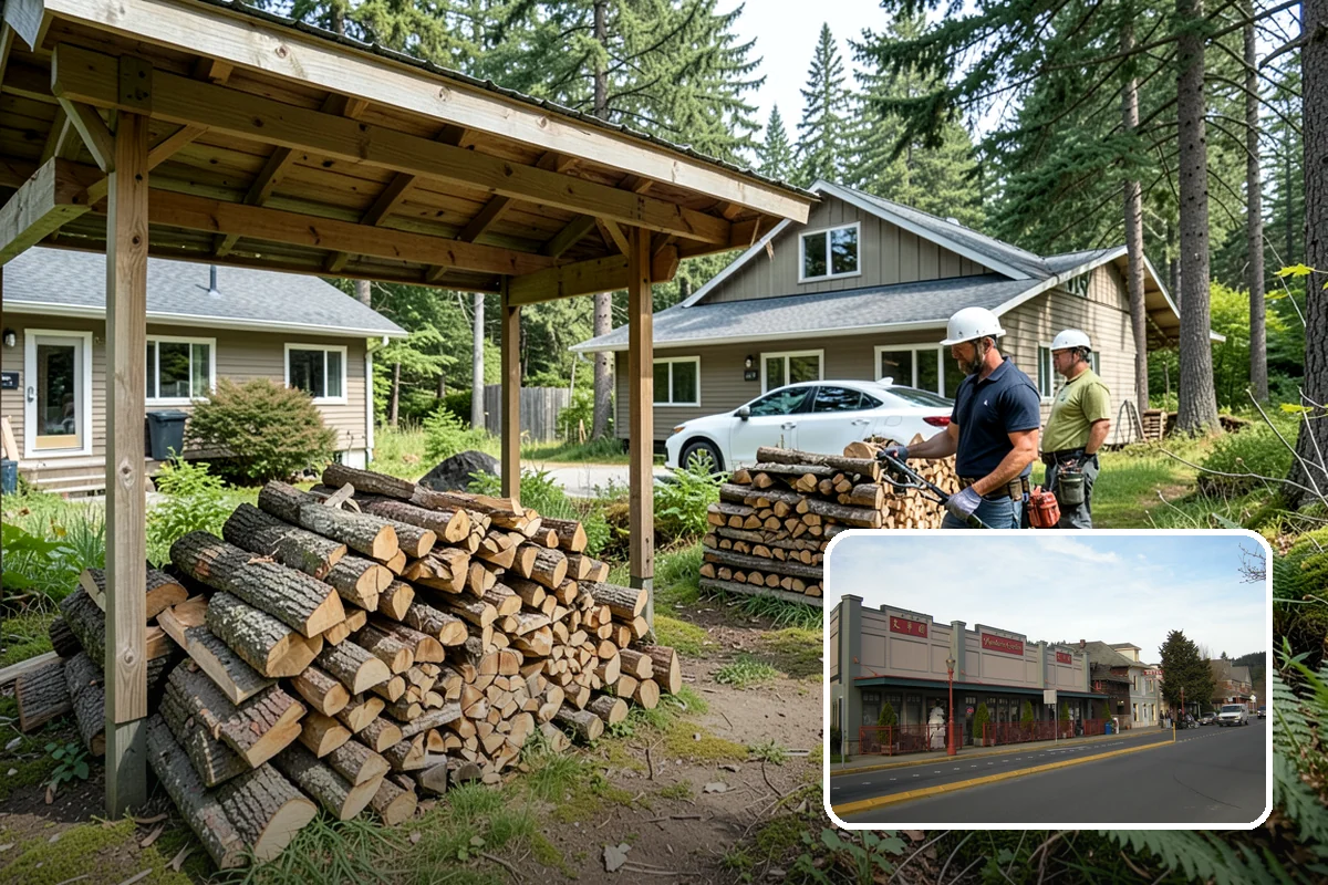 Snowstorm Firewood in Issaquah, King County, WA - Stocks you before roads become impassable