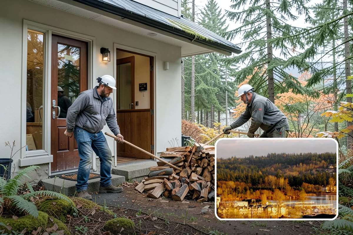 Snowstorm Firewood in Kenmore, King County, WA - Stocks you before roads become impassable