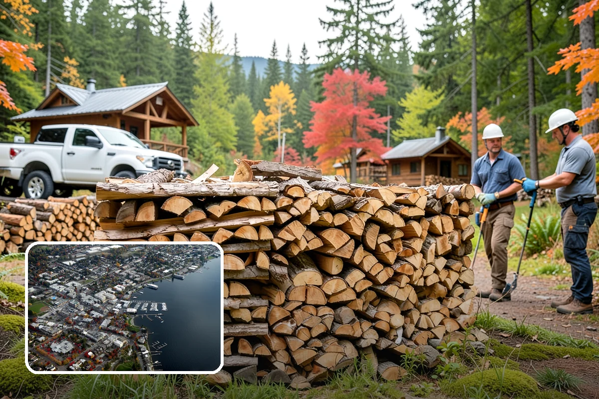 Snowstorm Firewood in Kirkland, King County, WA - Stocks you before roads become impassable