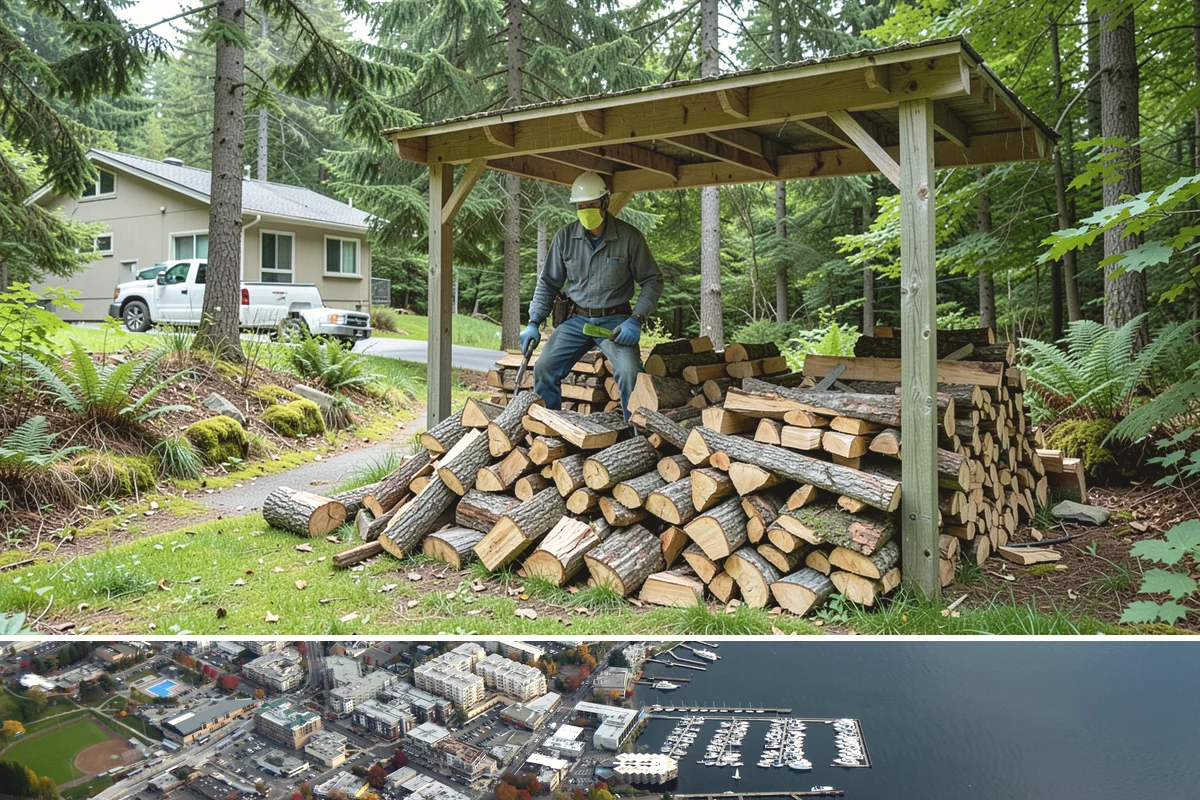Snowstorm Firewood in Kirkland, King County, WA - Snow risk peaks in the coldest winter weeks, so ordering the moment snow appears in the forecast is essential.