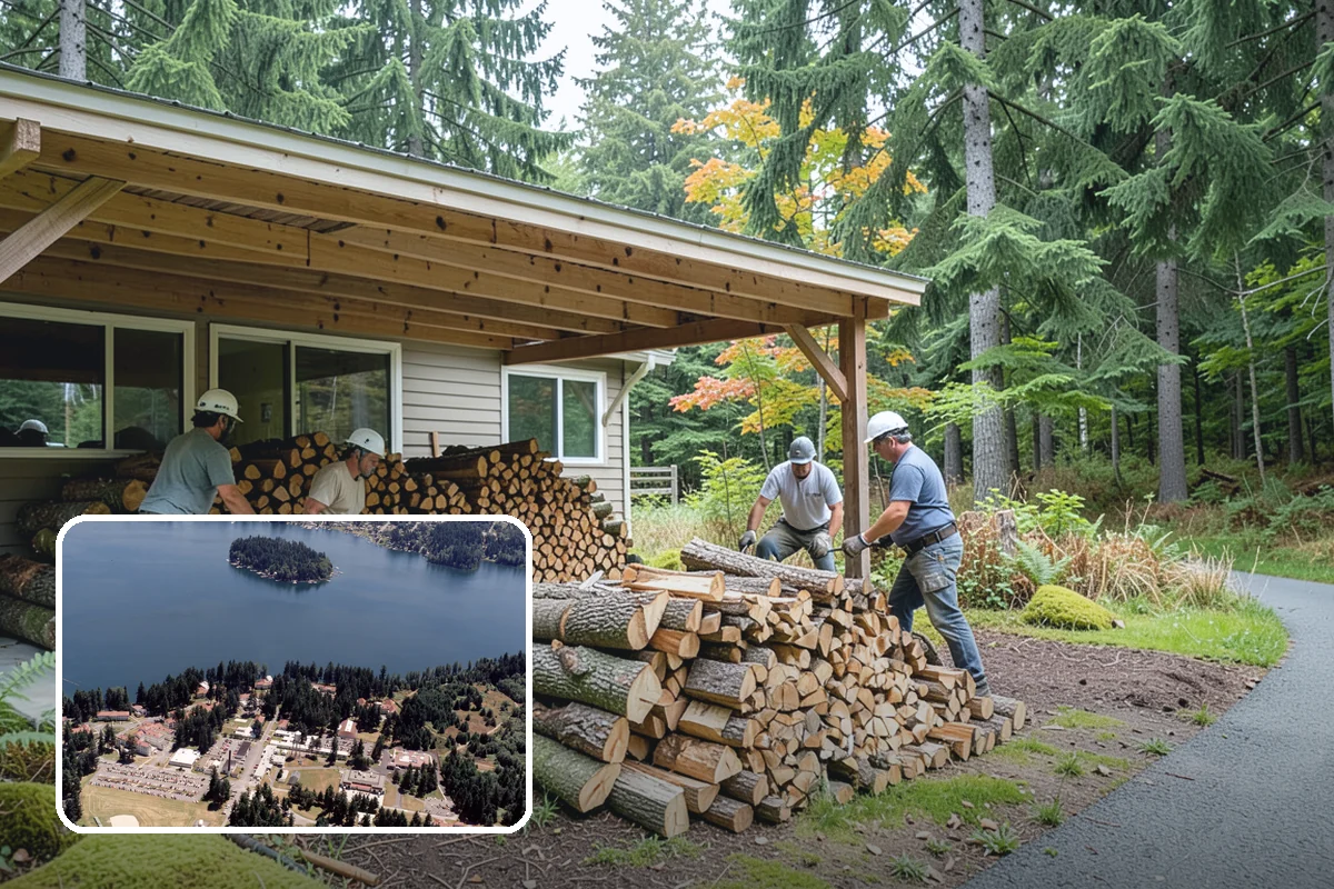 Snowstorm Firewood in Lakewood, Pierce County, WA - Stocks you before roads become impassable