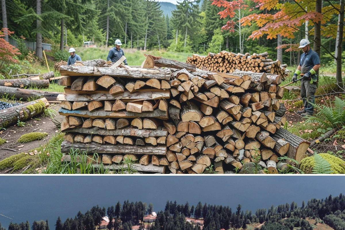Snowstorm Firewood in Lakewood, Pierce County, WA - Snow risk peaks in the coldest winter weeks, so ordering the moment snow appears in the forecast is essential.