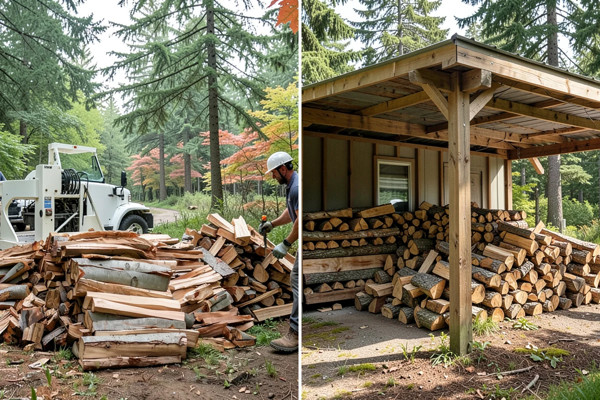 Snowstorm Firewood in Lyman, Skagit County, WA - Confirm your order and target delivery window