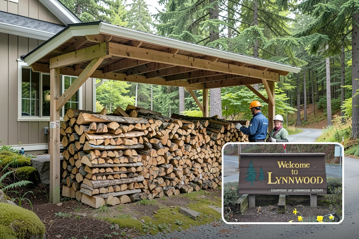 Snowstorm Firewood in Lynnwood, Snohomish County, WA - Stocks you before roads become impassable