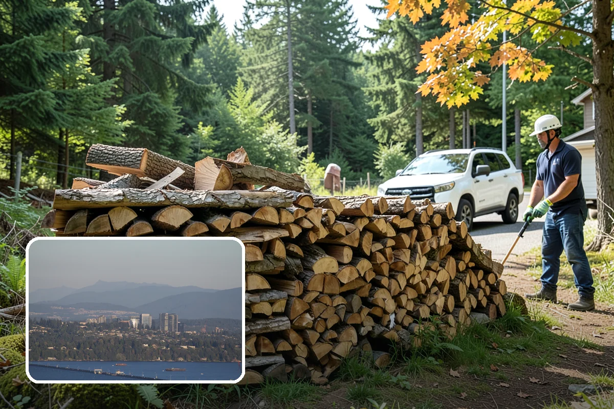 Snowstorm Firewood in Medina, King County, WA - Stocks you before roads become impassable