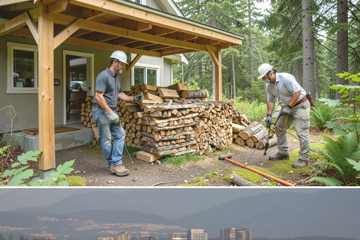Snowstorm Firewood in Medina, King County, WA - Snow risk peaks in the coldest winter weeks, so ordering the moment snow appears in the forecast is essential.