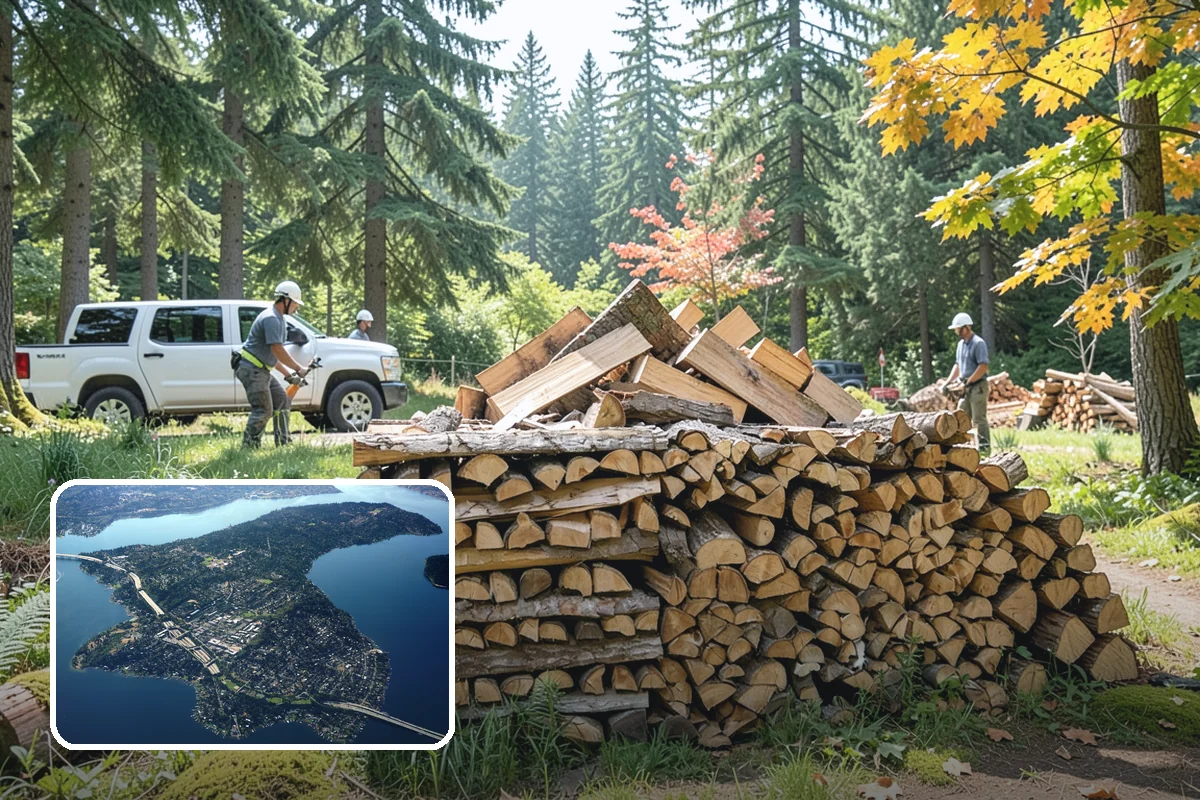 Snowstorm Firewood in Mercer Island, King County, WA - Stocks you before roads become impassable