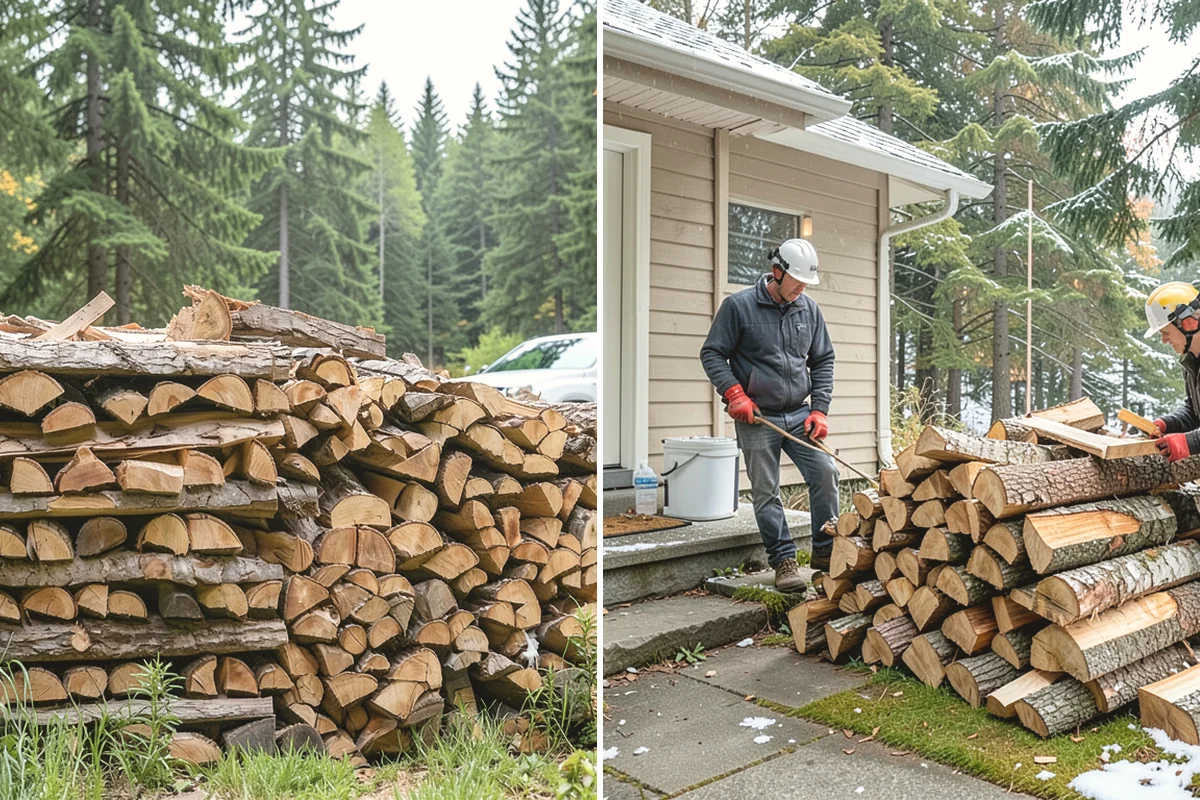 Snowstorm Firewood in Mercer Island, King County, WA - Confirm your order and target delivery window