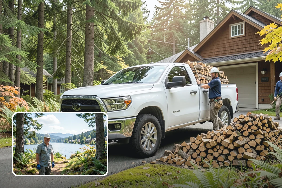 Snowstorm Firewood in Milton, King County, WA - Stocks you before roads become impassable