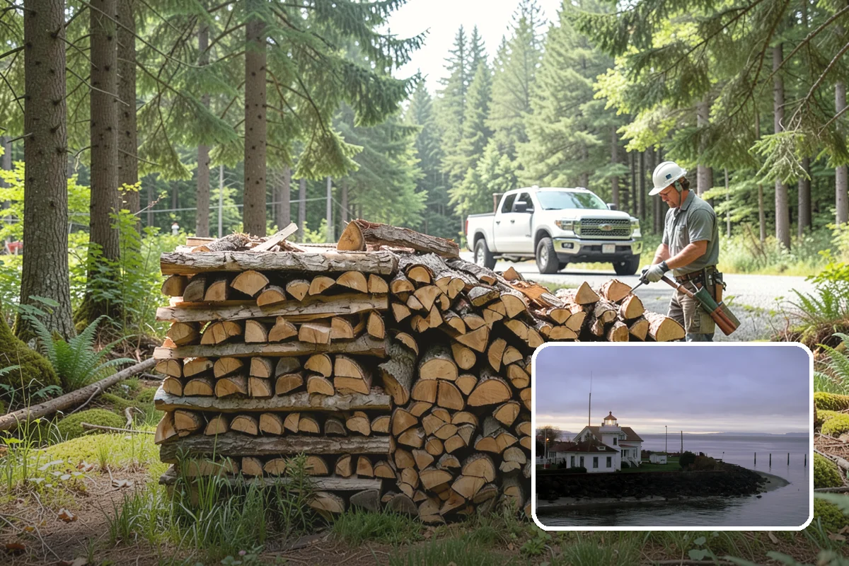 Snowstorm Firewood in Mukilteo, Snohomish County, WA - Stocks you before roads become impassable