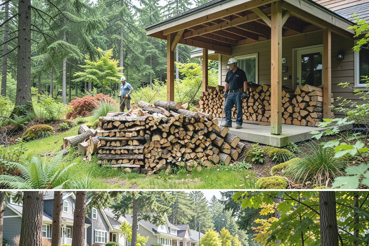 Snowstorm Firewood in Normandy Park, King County, WA - Snow risk peaks in the coldest winter weeks, so ordering the moment snow appears in the forecast is essential.