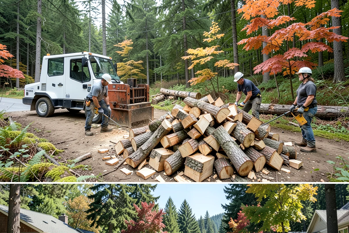 Snowstorm Firewood in Orting, Pierce County, WA - Snow risk peaks in the coldest winter weeks, so ordering the moment snow appears in the forecast is essential.