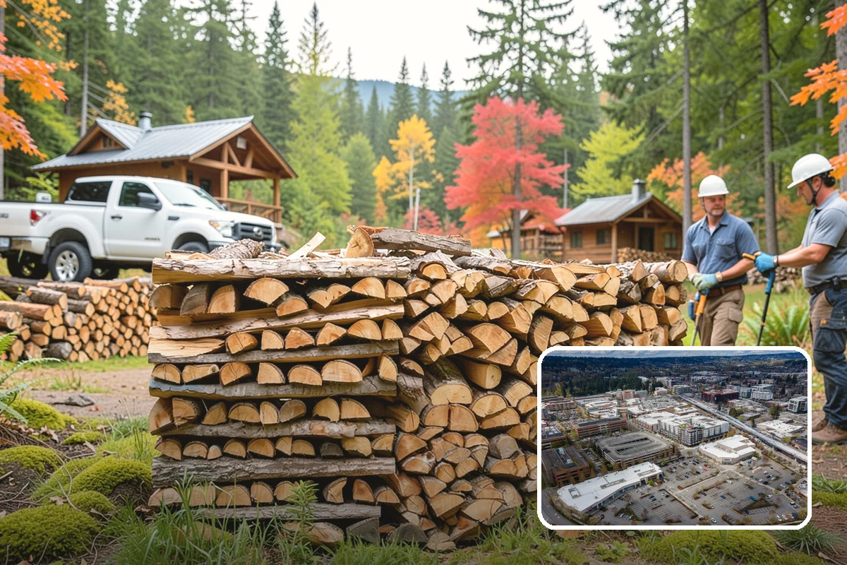 Snowstorm Firewood in Redmond, King County, WA - Stocks you before roads become impassable