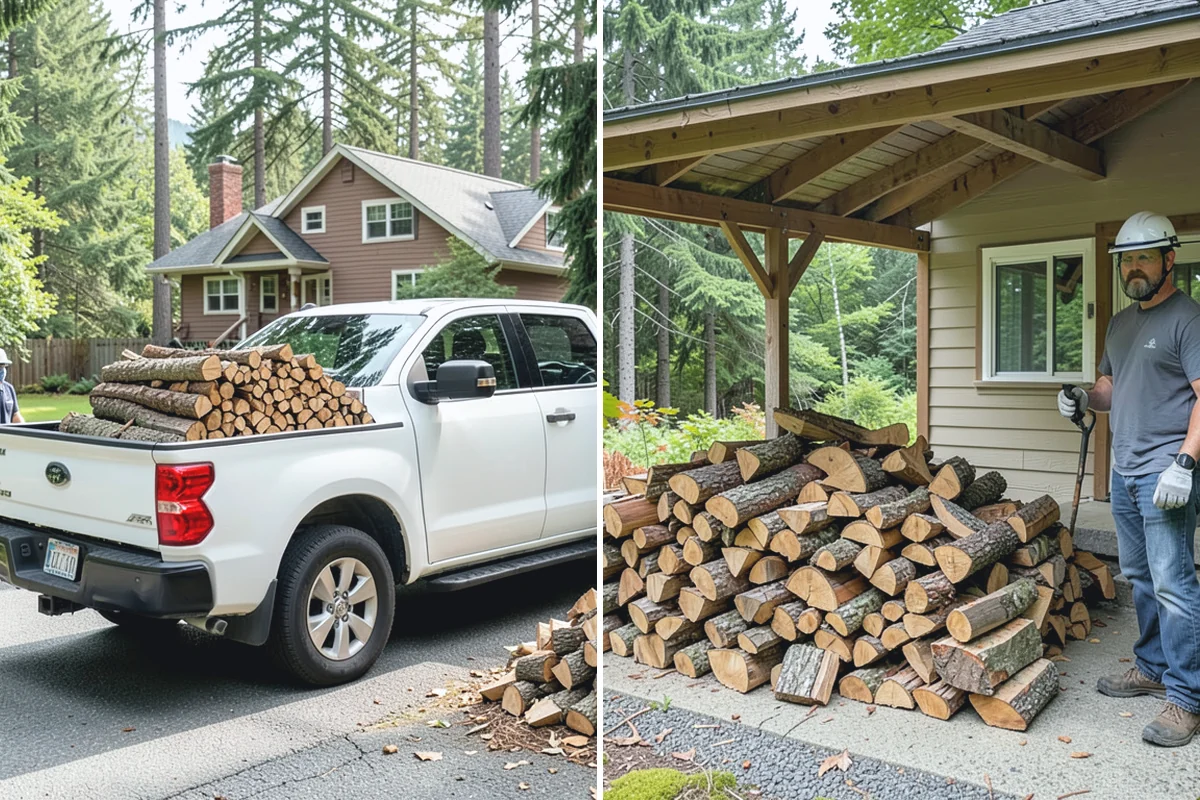Snowstorm Firewood in Renton, King County, WA - Confirm your order and target delivery window