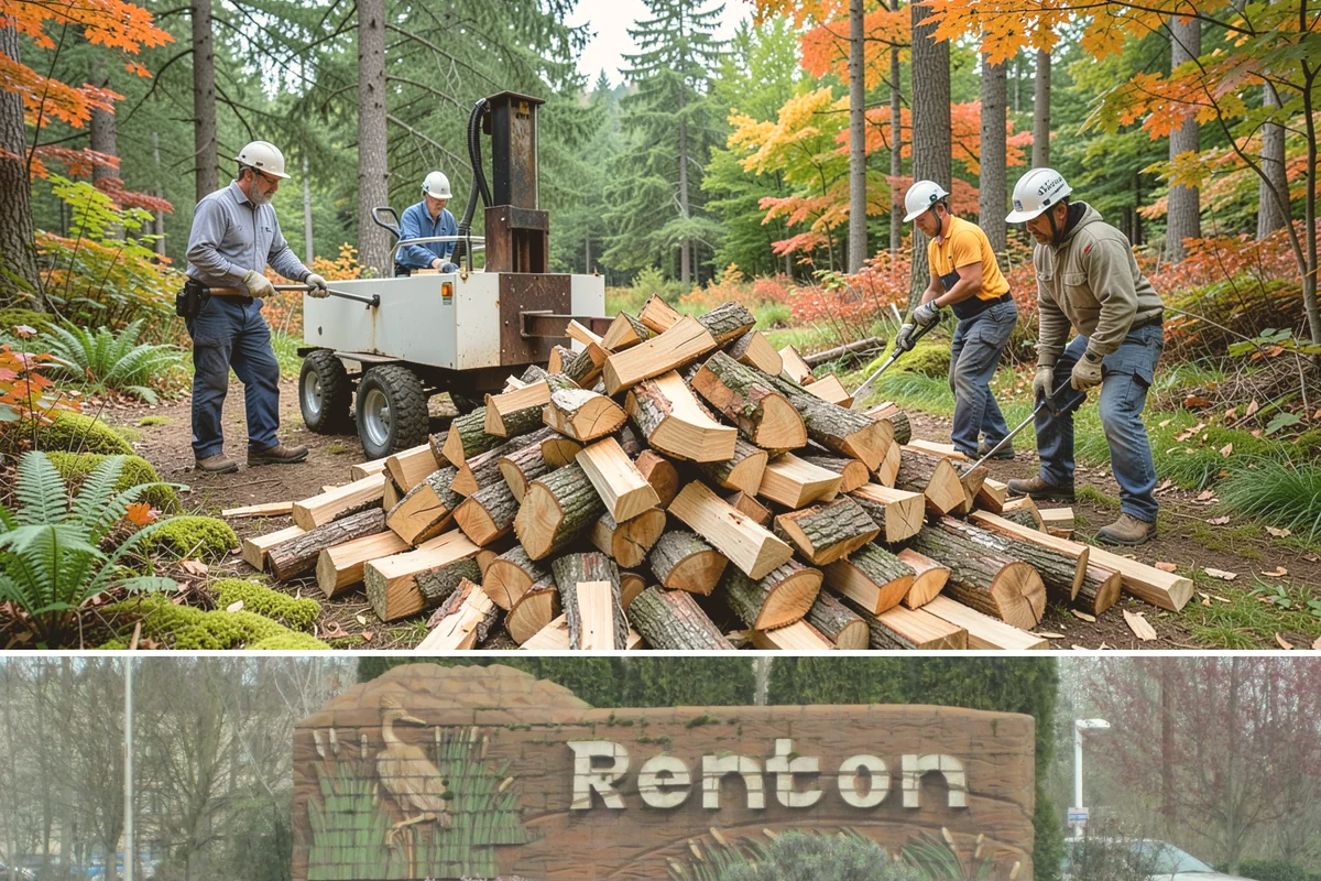 Snowstorm Firewood in Renton, King County, WA - Snow risk peaks in the coldest winter weeks, so ordering the moment snow appears in the forecast is essential.