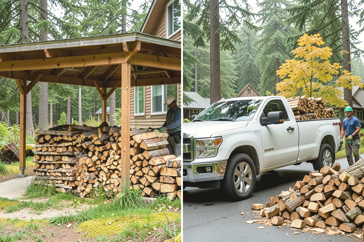 Snowstorm Firewood in Ruston, Pierce County, WA - Confirm your order and target delivery window