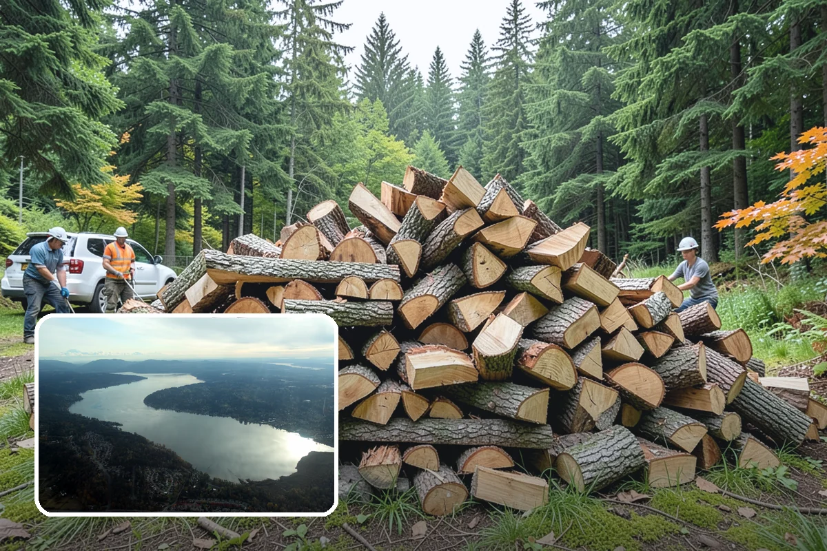 Snowstorm Firewood in Sammamish, King County, WA - Stocks you before roads become impassable