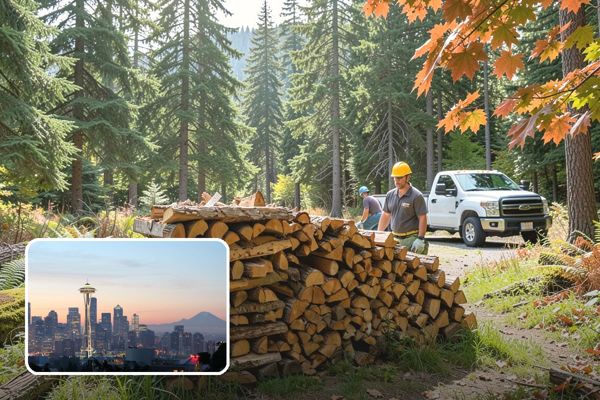Snowstorm Firewood in Seattle, King County, WA - Stocks you before roads become impassable