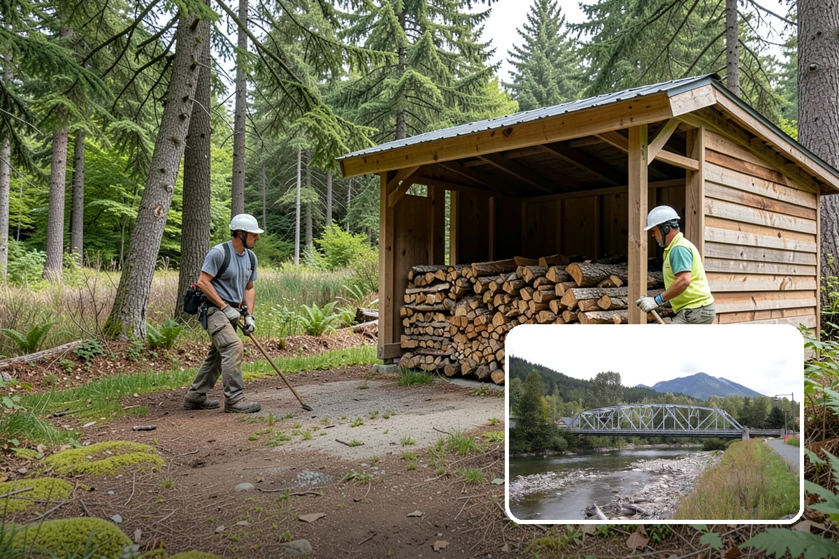 Snowstorm Firewood in Skykomish, King County, WA - Stocks you before roads become impassable