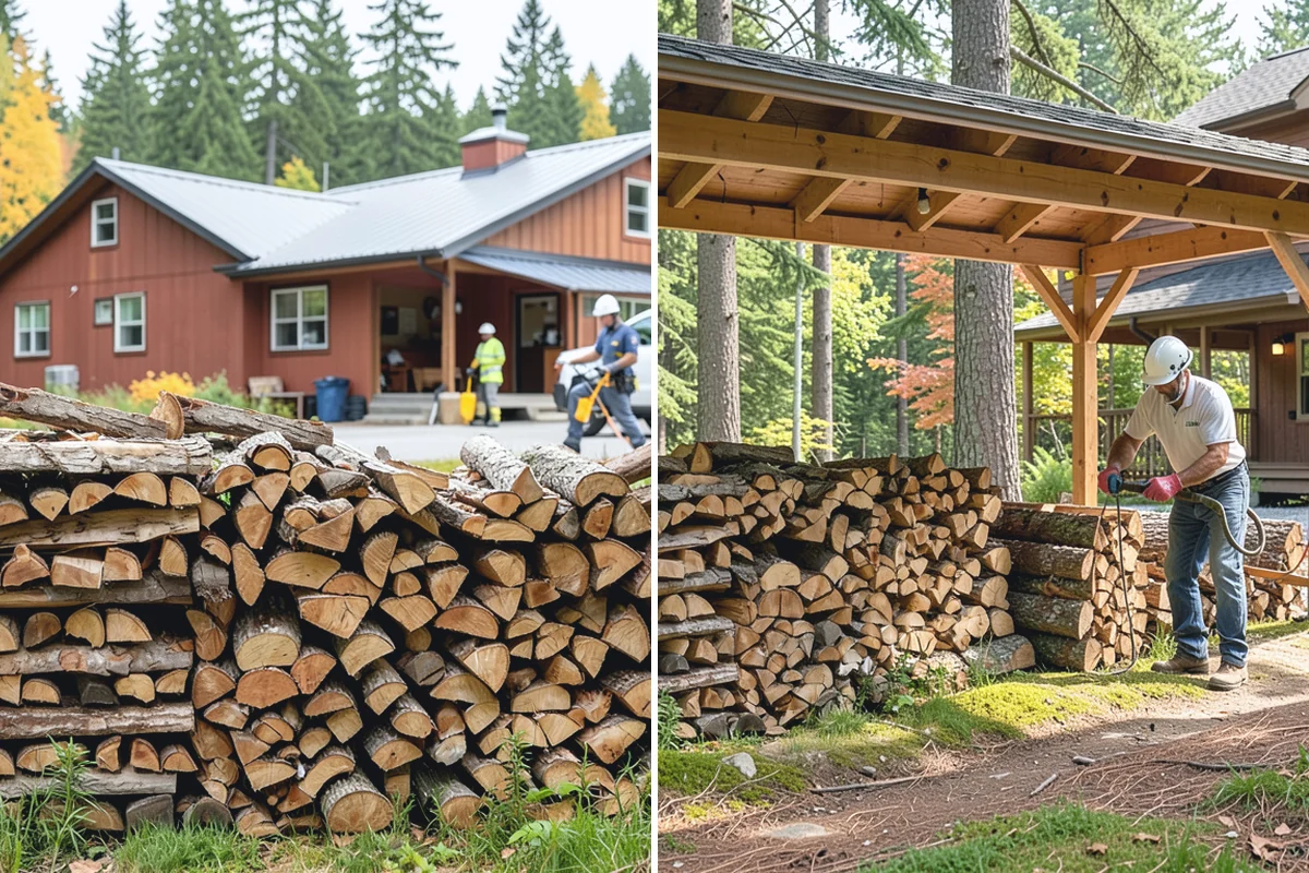 Snowstorm Firewood in South Prairie, Pierce County, WA - Confirm your order and target delivery window