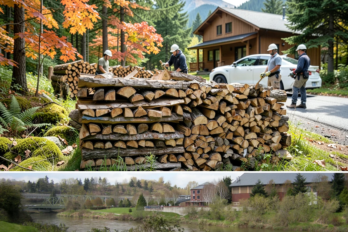 Snowstorm Firewood in Tukwila, King County, WA - Snow risk peaks in the coldest winter weeks, so ordering the moment snow appears in the forecast is essential.
